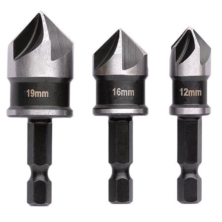 Draper 12430 Countersink Bit Set   3 Piece