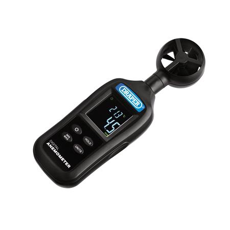 Draper 12445 Handheld Digital Anemometer   Wind Speed and Temperature Meter