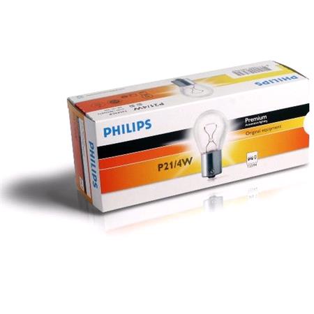 Philips Standard 12V P21/4W BAZ15d Bulb   Single