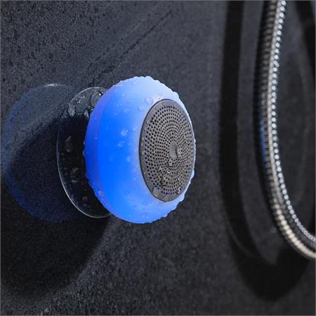Light Up Shower Speaker   IPX4 Splash Resistant