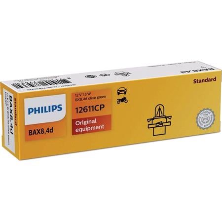 Philips Standard 12V 1,3W B8.4d Plastic Base Bulb   Single