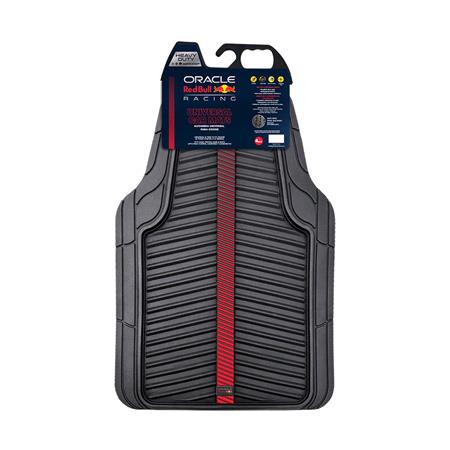 Red Bull Racing Universal Heavy Duty Car Mats Set   4 Pieces   Black/Red