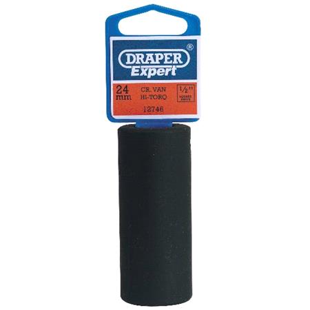Draper Expert 12746 24mm 1 2 inch Square Drive Deep Impact Socket