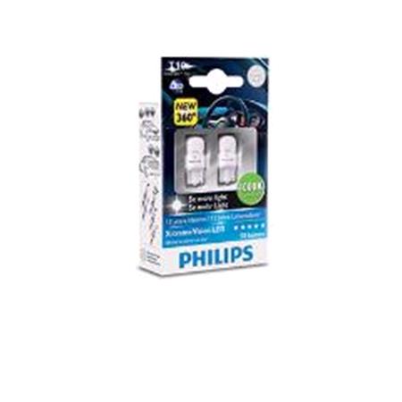Philips X tremeultinon LED LED T10 (W5W)  Bulb    Twin Pack