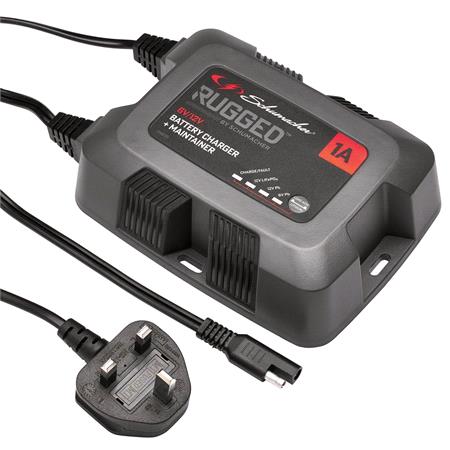 Schumacher SPX457 Rugged 6/12V Battery Charger and Maintainer, 1A 