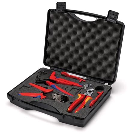 KNIPEX 13169 Tool Case for Photovoltaics for solar panel cable connectors MC4 (Multi Contact)