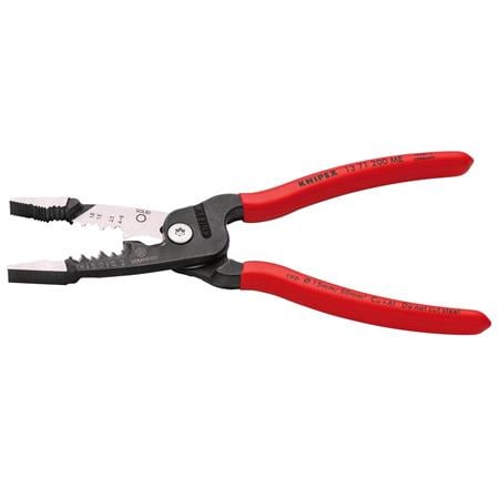 KNIPEX 13190 ME Wire Stripper with Plastic Coated Handles, 200mm