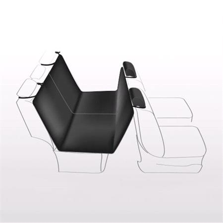 Rear Seat Pet Protector With Folding Seat Access