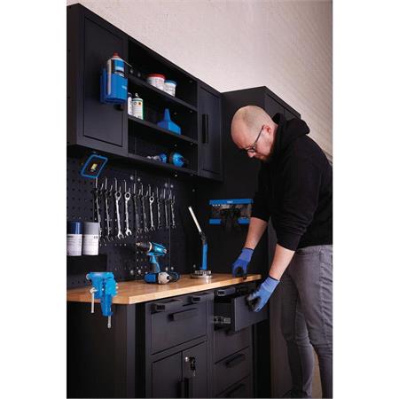 Draper 13269 Single Garage Workstation with Roller Cabinets