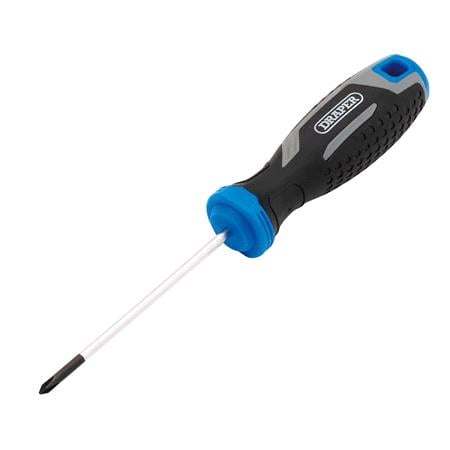 Draper 13358 Phillips Soft Grip Screwdriver, PH0 x 75mm