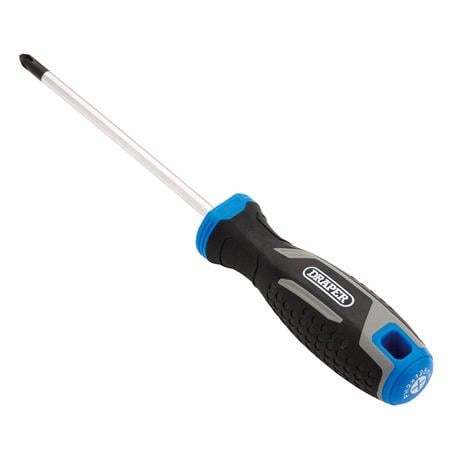 Draper 13361 Phillips Soft Grip Screwdriver, PH2 x 125mm