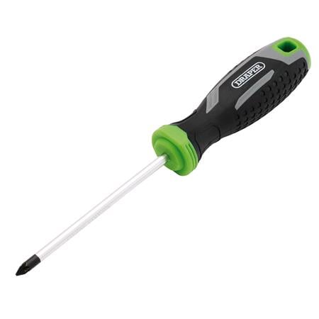 Draper 13370 Pozi Soft Grip Screwdriver, PZ1 x 100mm