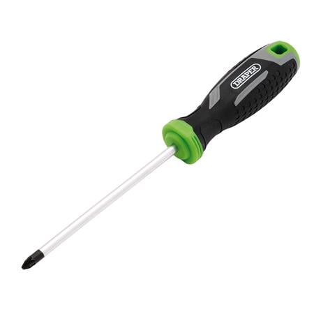 Draper 13372 Pozi Soft Grip Screwdriver, PZ2 x 125mm