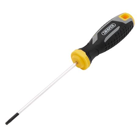 Draper 13407 TX STAR Tamperproof Soft Grip Screwdriver, T10H x 100mm