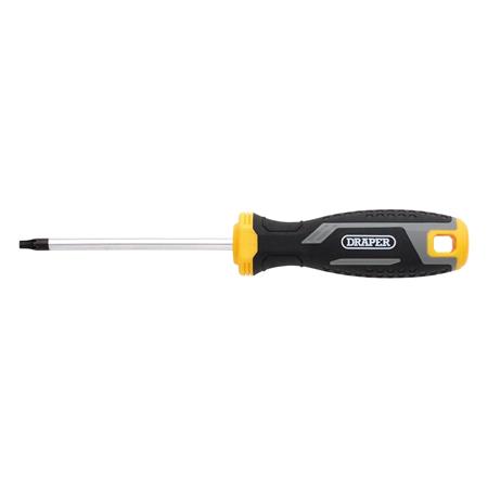 Draper 13423 TX STAR Tamperproof Soft Grip Screwdriver, T25H x 100mm