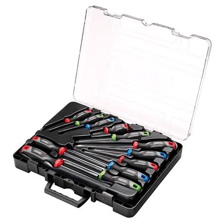 Draper 13436 Soft Grip Screwdriver Set (12 Piece)