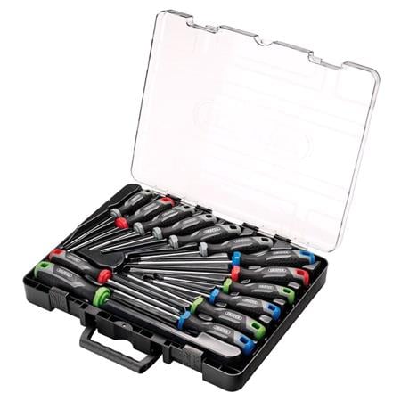 Draper 13437 Soft Grip Screwdriver Set with Draper TX STAR (14 Piece)