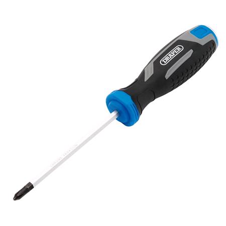 Draper 13443 Pound Thru Phillips Soft Grip Screwdriver, PH1 x 100mm