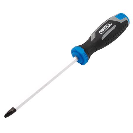 Draper 13446 Pound Thru Phillips Soft Grip Screwdriver, PH3 x 150mm