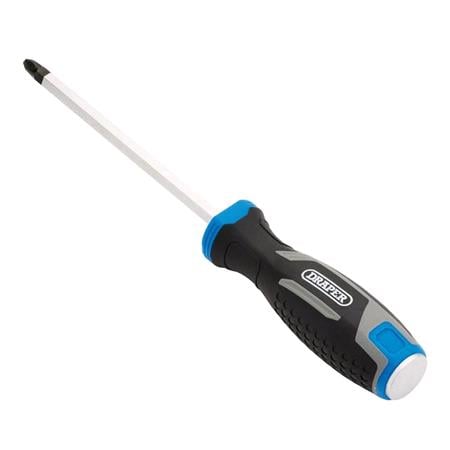 Draper 13446 Pound Thru Phillips Soft Grip Screwdriver, PH3 x 150mm