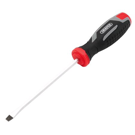 Draper 13461 Pound Thru Slotted Soft Grip Screwdriver, SL5.5 x 125mm