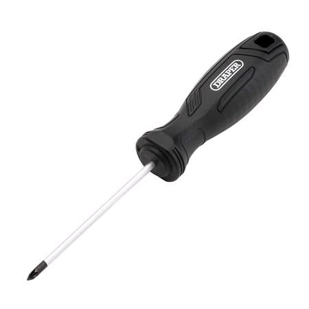 Draper 13512 Pozi Hard Grip Screwdriver, PZ0 x 75mm