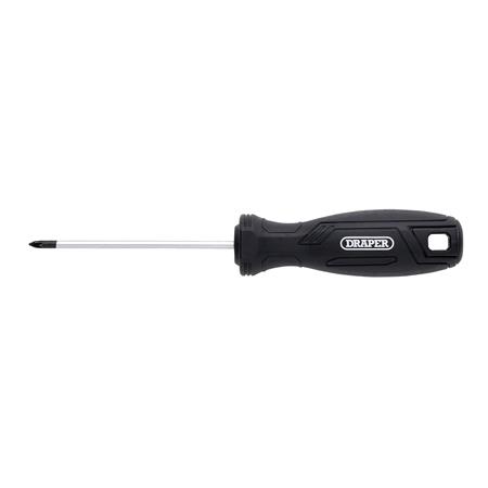 Draper 13512 Pozi Hard Grip Screwdriver, PZ0 x 75mm