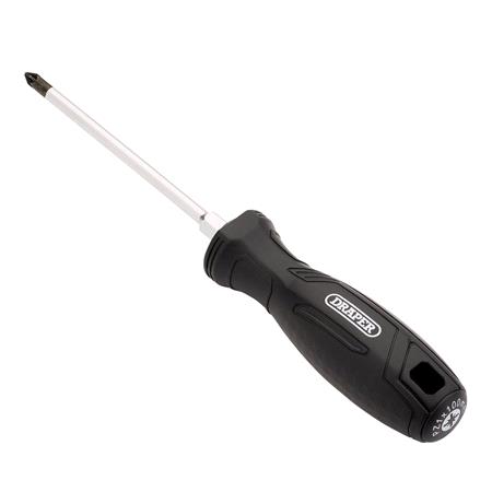 Draper 13514 Pozi Hard Grip Screwdriver, PZ1 x 100mm