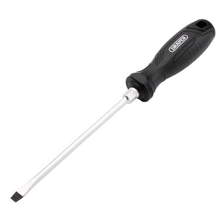 Draper 13542 Slotted Hard Grip Screwdriver, 6.5 x 150mm