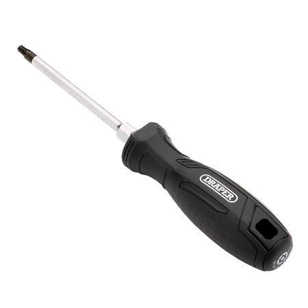 Draper 13573 TX STAR Tamperproof Hard Grip Screwdriver, T25H x 100mm