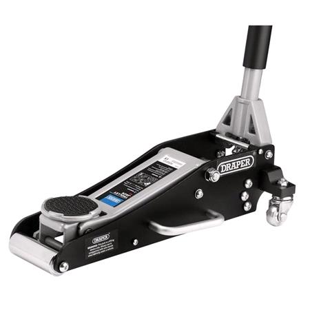 Draper 13624 Aluminium and Steel Racing Trolley Jack, 1.5 Tonne