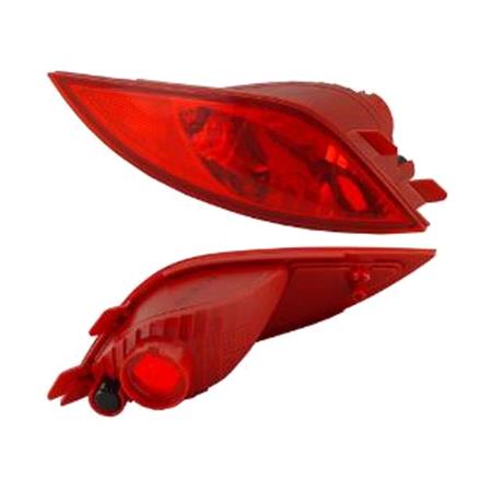 Left Rear Fog Lamp (Mounted In Bumper, Supplied Without Bulbholder) for Hyundai ix35 2010 2013