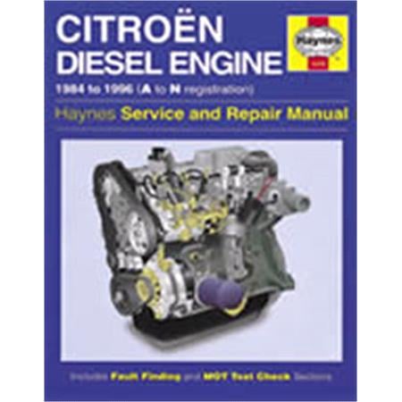 Haynes Manual, Citroen 1.7 and 1.9 litre Diesel Engine (84   96)