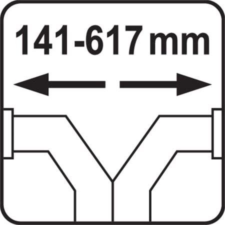 QUICK RELEASE PLASTIC CLAMP 450MM