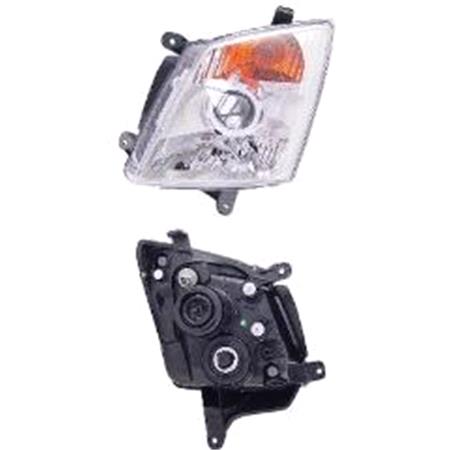 Left Headlamp (With Load Level Adjustment) for Isuzu D MAX 2007 on