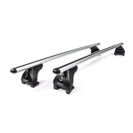 Helio Black, pair of aluminium roof bars   L   127 cm RAILING KIT FOR ALUMIA BARS 