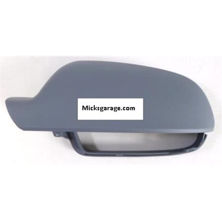 Left Wing Mirror Cover (primed, lane assist version) for AUDI A4, 2011 2016