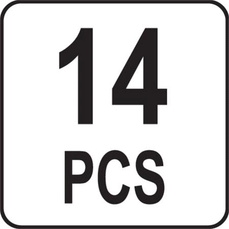 14PCS IMPACT SCREWDRIVER SET