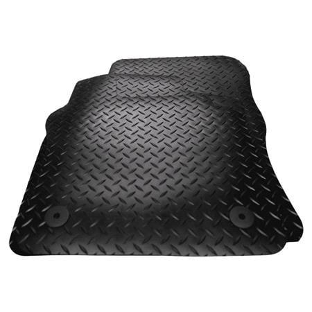 Heavy Duty Rubber Tailored Car Floor Mats in Black for Nissan Qashqai 2014 Onwards