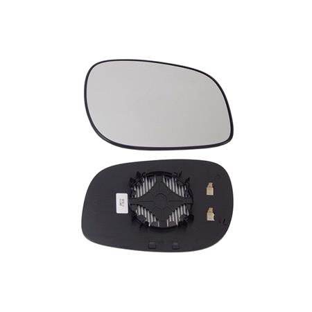 Right Wing Mirror Glass (heated, OE) & Holder for FREELANDER Soft Top, 2004 2006 (  150155GBM)