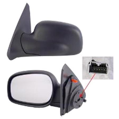 Left Wing Mirror (electric, heated) for FREELANDER Soft Top, 2001 2006 (  150156AM)