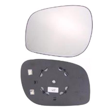 Left Wing Mirror Glass (heated) and Holder for FREELANDER, 1998 2000 (  150156GM)