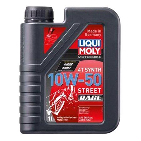 Liqui Moly 10W 50 Street Race Synth 4T Engine Oil   1 Litre