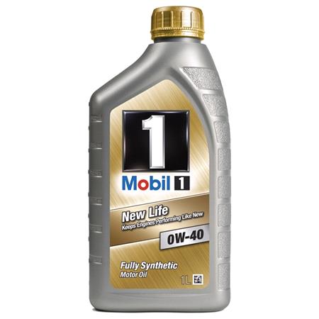 Mobil 1 NeW Life 0W40 Fully Synthetic Engine Oil   1 Litre