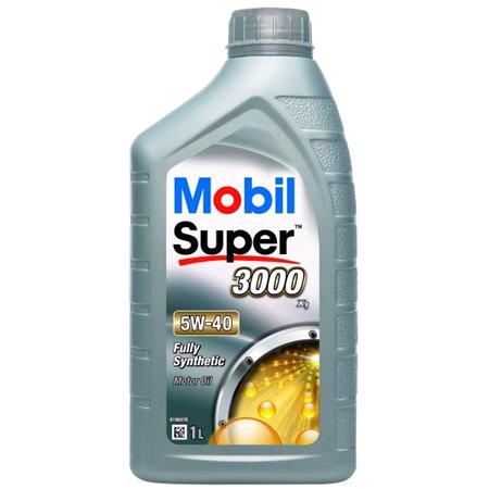 Mobil Super 3000 X1 5W40 Fully Synthetic Engine Oil   1 Litre