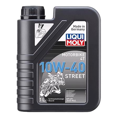 Liqui Moly 10W 40 Motorbike Street 4T Engine Oil   1 Litre
