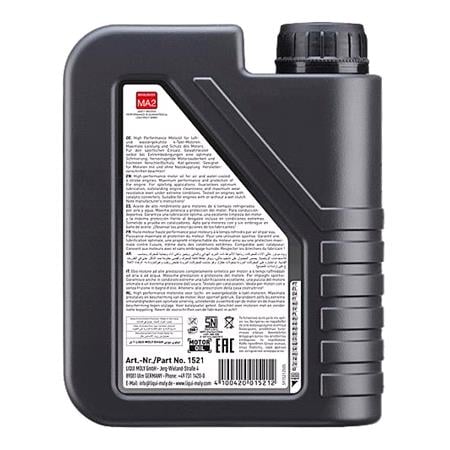 Liqui Moly 10W 40 Motorbike Street 4T Engine Oil   1 Litre