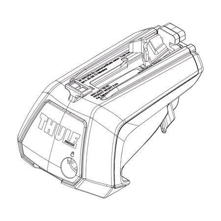 Thule Single Foot Evo Raised Rail Spare Part 710405 / 710410  1500054676