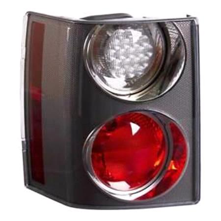 Left Rear Lamp (Clear / Red, With Carbon Bezel, Supplied With Bulbholder, Original Equipment) for Landrover RANGE ROVER MK III 2005 2009