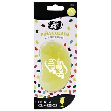 Jelly Belly Pina Colada   3D Hanging Air Freshener